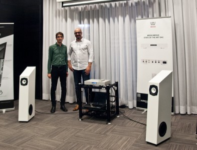 Reportaje de la presentación Sotto Voce Audio con Weiss Audio